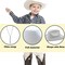 4E's Novelty Kids Cowboy Hats 4 Pack - White Cowboy Hat for Boys & Girls, Dress-Up & Costume Play